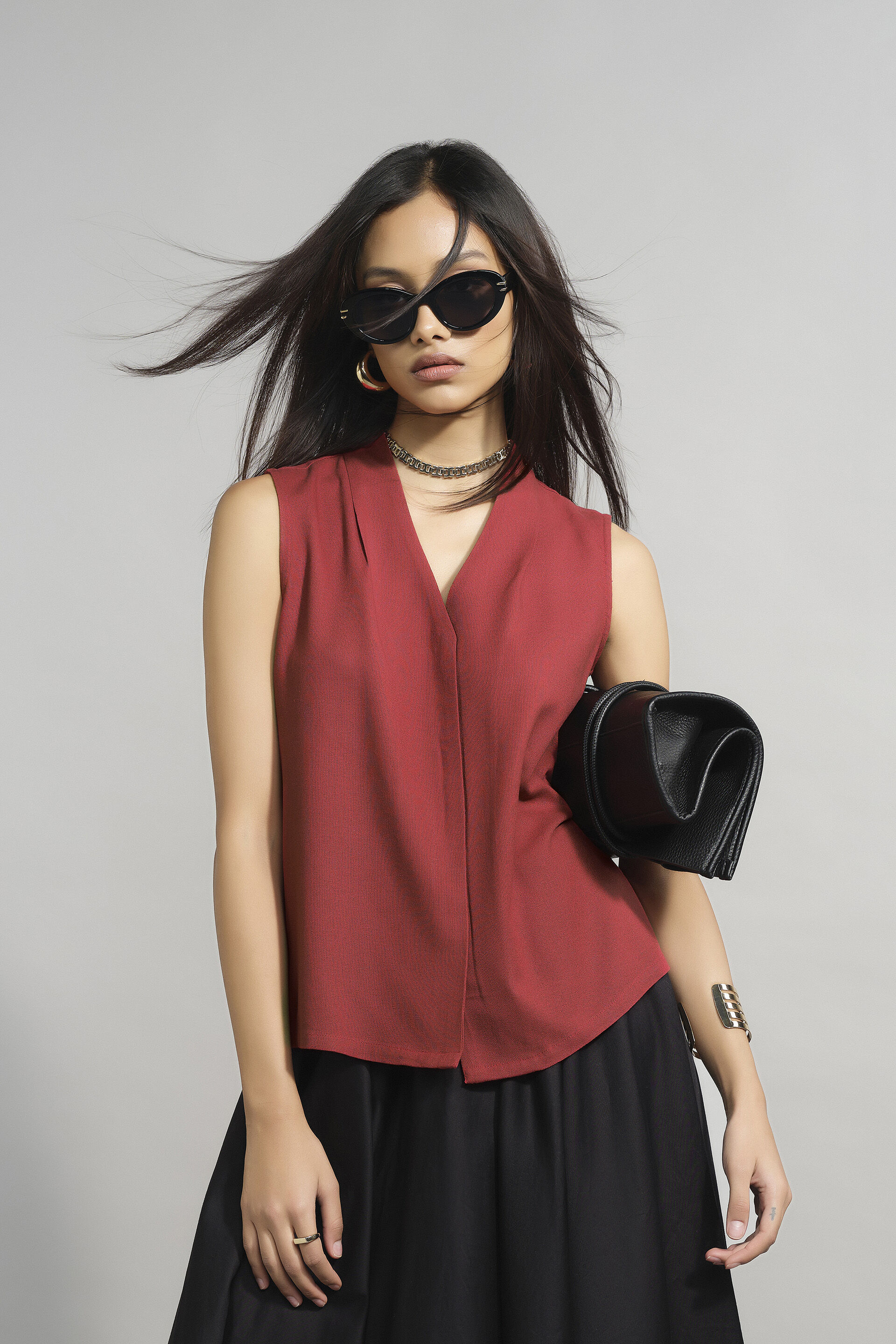 The Poppy Rust Top, Rust, image 1